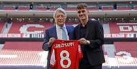 Griezmann em sua apresentação no Wanda Metropolitano (Foto: Divulgação/Atlético de Madrid)  Foto: Lance!