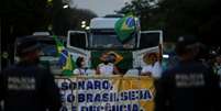 Bloqueio de caminhoneiros começou em resposta a discursos de Bolsonaro no 7 de setembro - e corre o risco de tomar proporção maior, mesmo contra a vontade do presidente  Foto: Reuters / BBC News Brasil