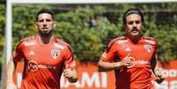 Calleri e Gabriel tiveram seus nomes publicados no BID da CBF (Foto: Rubens Chiri/saopaulofc.net)  Foto: Lance!