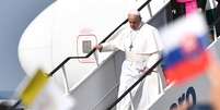 Papa Francisco chega em Bratislava, capital da Eslováquia  Foto: ANSA / Ansa - Brasil
