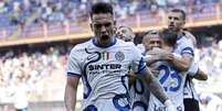 Lautaro Martinez marcou um dos gols da Inter de Milão  Foto: Ciro De Luca / Reuters