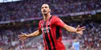 Ibrahimovic marcou pelo Milan no Campeonato Italiano  Foto: Daniele Mascolo / Reuters