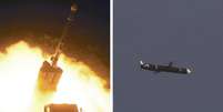 Coreia do Norte teste míssil de cruzeiro
13/09/2021 KCNA via REUTERS  Foto: Reuters