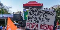 Protesto contra Jair Bolsonaro em Porto Alegre  Foto: Jorge Leão/PhotoPress / Estadão Conteúdo