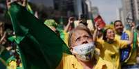 Apoiadores do presidente Jair Bolsonaro durante ato do 7 de Setembro na Avenida Paulista
07/09/2021
REUTERS/Amanda Perobelli  Foto: Reuters