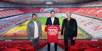 Leon Goretzka ampliou contrato com o Bayern nesta quinta-feira até 2026 Divulgação Bayern  Foto: Divulgação  / Bayern