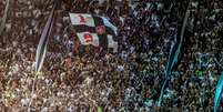 Torcedores do Vasco vêm apoiando a equipe a distância (Foto: Maga Jr/Ofotografico)  Foto: Lance!