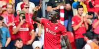 Mané marcou seu centésimo gol com a camisa do Liverpool (Foto: PAUL ELLIS / AFP)  Foto: Lance!