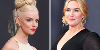 Anya Taylor-Joy e Kate Winslet (Fotos: E! Entertainment Latino/Divulga&ccedil;&atilde;o)  Foto: Elas no Tapete Vermelho