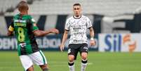 Gabriel ficará suspenso por duas partidas seguidas após o vermelho direto (Foto: Rodrigo Coca/Ag. Corinthians)  Foto: Lance!