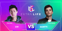 Extra Life: DJ Liu vs. Santti  Foto: Extra Life / Divulgação