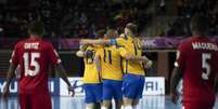 Brasil avançou na Copa do Mundo de Futsal (Foto: Thais Magalhães / CBF)  Foto: Lance!