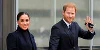 Príncipe Harry e a esposa, Meghan, visitam o World Trade Center, em Manhattan
23/09/2021
REUTERS/Andrew Kelly  Foto: Reuters