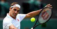 Roger Federer durante partida em Wimbledon
03/07/2021 REUTERS/Toby Melville  Foto: Reuters