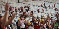 Torcedores do Flamengo durante partida no Maracanã
15/09/2021
REUTERS/Ricardo Moraes  Foto: Reuters