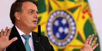 Presidente Jair Bolsonaro durante cerimônia em Brasília
27/09/2021
REUTERS/Ueslei Marcelino  Foto: Reuters