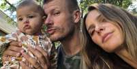 Fernanda Lima, Rodrigo Hilbert e a filha    Foto: Instagram/@fernandalimaoficial / Estadão