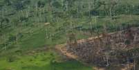 Vista aérea de área desmatada da Amazônia em Rondônia
28/09/2021 REUTERS/Adriano Machado  Foto: Reuters