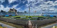 Finais continentais em 2021 serão disputadas no Estádio Centenário, em Montevidéu (Foto: Reprodução / Twitter)  Foto: LANCE!