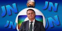 Bonner ignorou a sugestão de Bolsonaro para uma entrevista ao vivo na Globo  Foto: Blog Sala de TV