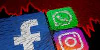 Logos de Facebook, Whatsapp e Instagram
4/10/2021 REUTERS/Dado Ruvic/Illustration  Foto: Reuters
