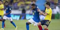 Neymar em ação pelo Brasil em partida contra a Colômbia (Foto: Lucas Figueiredo / CBF)  Foto: Lance!