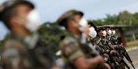 Soldados do Exército antes de operação de patrulhamento da fronteira com a Colômbia em São Gabriel da Cachoeira, no Amazonas
02/03/2021 REUTERS/Ueslei Marcelino  Foto: Reuters