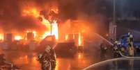 O inc&ecirc;ndio deixou 41 feridos e provocou 46 mortes  Foto: Bloomberg Quicktake / Reprodu&ccedil;&atilde;o