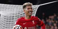 Roberto Firmino marcou três vezes pelo Liverpool   Foto: Andrew Couldridge / Reuters