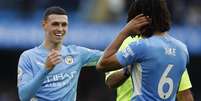 Phil Foden comemora triunfo do Manchester City  Foto: Phil Noble  / Reuters