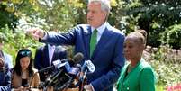 Prefeito de Nova York, Bill de Blasio, durante entrevista coletiva
20/09/2019 REUTERS/Jefferson Siegel  Foto: Reuters