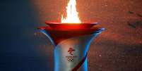 Cerimônia de chegada da chama olímpica em Pequim, China
20/10/2021 REUTERS/Tingshu Wang  Foto: Reuters