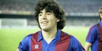 Barcelona foi o primeiro clube de Diego Maradona na Europa (Foto: Divulgação / Site oficial do Barcelona)  Foto: Lance!
