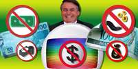 Bolsonaro ‘se vinga’ da emissora inimiga com corte severo da verba de propaganda do governo  Foto: Fotomontagem: Blog Sala de TV