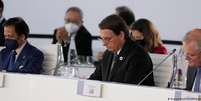 Bolsonaro durante a cúpula do G20 em Roma, que antecede a COP26  Foto: DW / Deutsche Welle