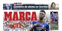 Capa do jornal Marca neste domingo (Foto: Reprodução / Marca)  Foto: Lance!