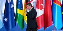 Bolsonaro durante a cúpula do G20 em Roma, que antecedeu a conferência do clima  Foto: DW / Deutsche Welle