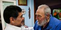Carta de Fidel Castro para Maradona está entre os itens que vão ser leiloados  Foto:  Latin America News Agency via Reuters Connect