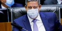 Brazil's Lower House Speaker Arthur Lira attends a session at the plenary of the Chamber of Deputies in Brasilia, Brazil September 14, 2021. REUTERS/Adriano Machado  Foto: Reuters