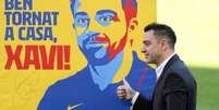Xavi é apresentado como novo técnico do Barcelona  Foto: Albert Gea / Reuters