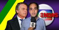 Bolsonaro se coloca como vítima da imprensa e desdenha da agressão relatada por Leonardo Monteiro  Foto: Fotomontagem: Blog Sala de TV