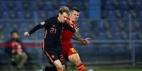 Montenegro 2 x 2 Holanda, pela nona rodada das Eliminatórias (Foto: MAURICE VAN STEEN / AFP)  Foto: Lance!