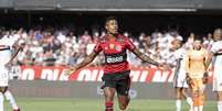 Bruno Henrique comemorando um dos gols do Flamengo no Morumbi (Foto: Alexandre Vidal / Flamengo)  Foto: Lance!