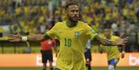 Neymar está em São Paulo com a Seleção Brasileira (FOTO: NELSON ALMEIDA / AFP)  Foto: Lance!