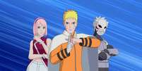 Variantes dos visuais de Sakura, Naruto e Kakashi em Fortnite   Foto: Divulgação/Epic Games / Tecnoblog