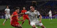 País de Gales e Bélgica ficaram no empate em 1 a 1, em Cardiff (Foto: Paul ELLIS / AFP)  Foto: Lance!