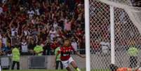 Mesmo com dores no joelho, Bruno Henrique sacramentou a vitória do Flamengo (Foto: Marcelo Cortes / Flamengo)  Foto: Lance!