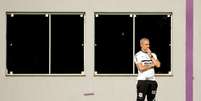 Sylvinho durante treino do Corinthians no CT Joaquim Grava para jogo contra Fla (Foto: Rodrigo Coca/Ag. Corinthians)  Foto: Lance!