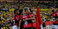 Libertadores: pela volta das semi, o Flamengo venceu o Barcelona-EQU por 2 a 0 (Foto: Marcelo Cortes / Flamengo)  Foto: Lance!