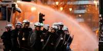 Protestos contra medidas de combate à Covid-19 em Bruxelas
21/11/2021
REUTERS/Johanna Geron  Foto: Reuters